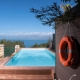 Korfu Ferienhaus Thalia Cottage Pool Meerzugang Agios Spiridon