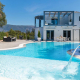 Luxusvilla auf Korfu mit Tennisplatz, Aufzug, Billard, Fitness, Pool, Meerblick, exklusiv, außergewöhnlich, Familie, beheizter Pool, Indoor-Pool, Hallenbad